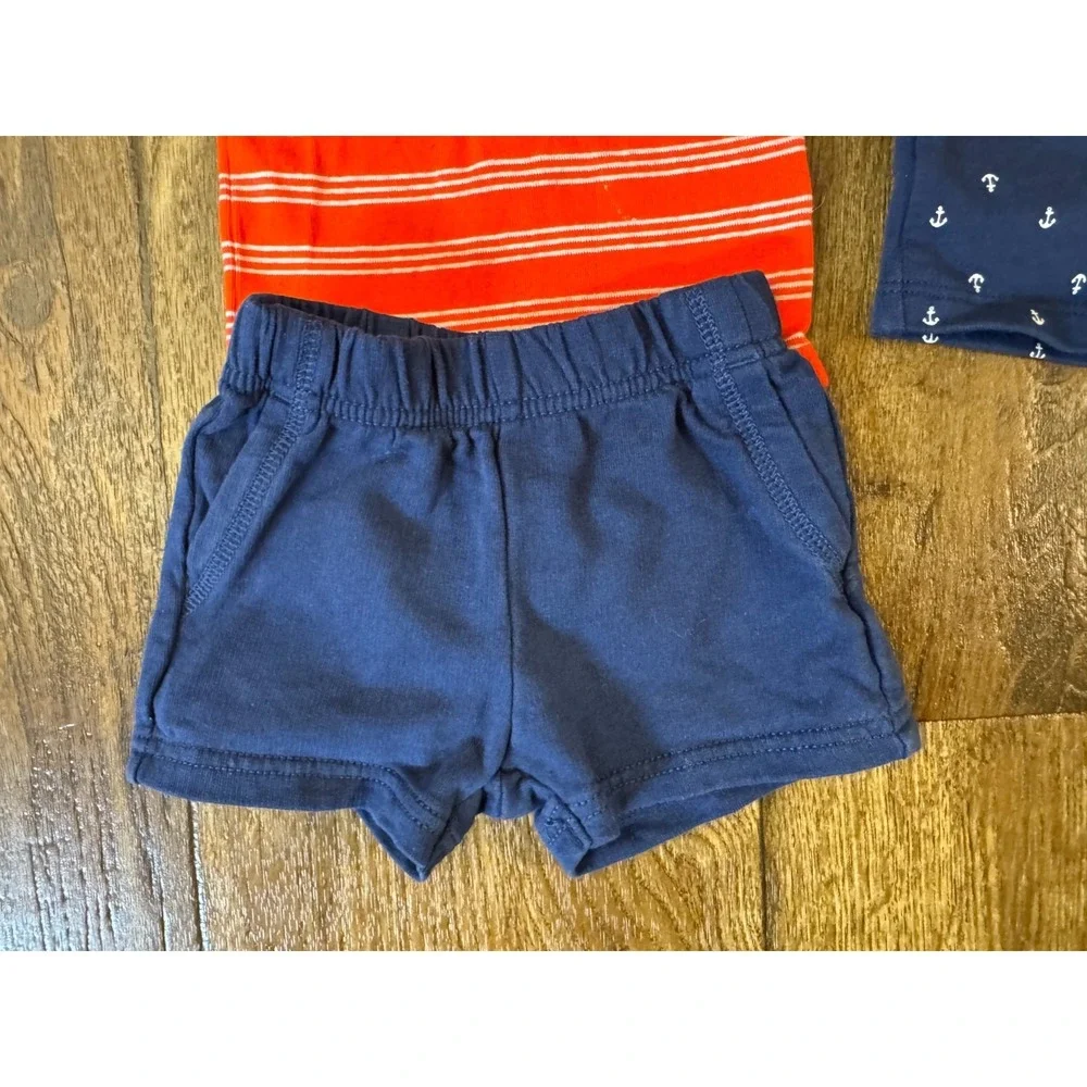 Carter's Boy 3 Months Summer Clothes Lot Outfits Shorts Shirts Bodysuits On Go - Picture 8 of 13